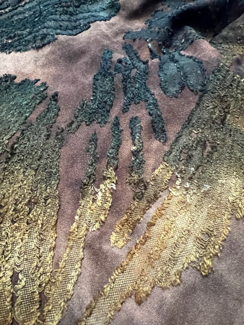 PrettyLittleThing Velvet Burnout Maxi Dress Witchy Whimsigoth 12 - Picture 5 of 9
